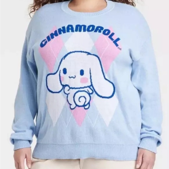 Hello Kitty Cinnamoroll sweater size XXL - Picture 2 of 9
